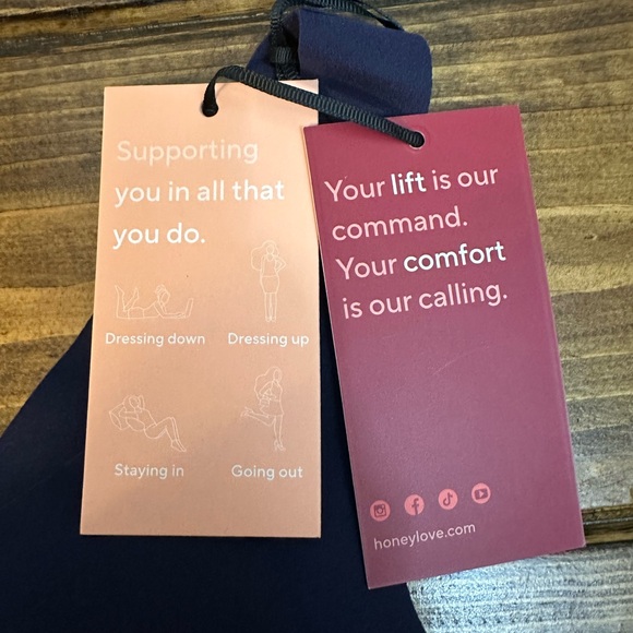 NWT Honeylove Liftwear Shapewear Navy Blue Large Tank - Picture 8 of 8